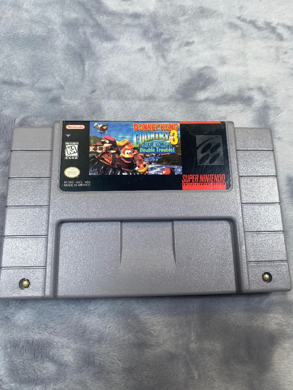 SNES Donkey Kong Country 3, Dixie Kong's Double Trouble - Great Condition